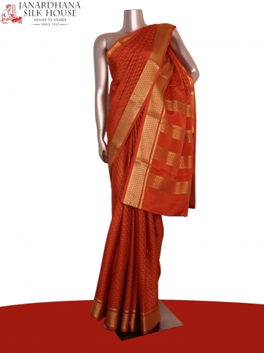 Pure Mysore Crepe Silk Saree